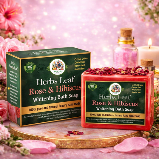 Rose and hibiscus Soap