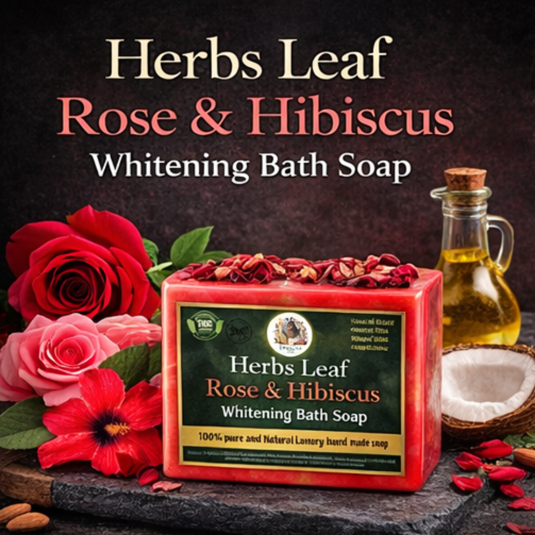 Rose and hibiscus Soap