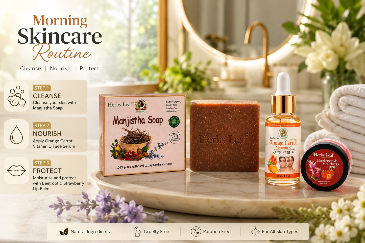 Herbs Leaf Radiant Glow Essentials Combo