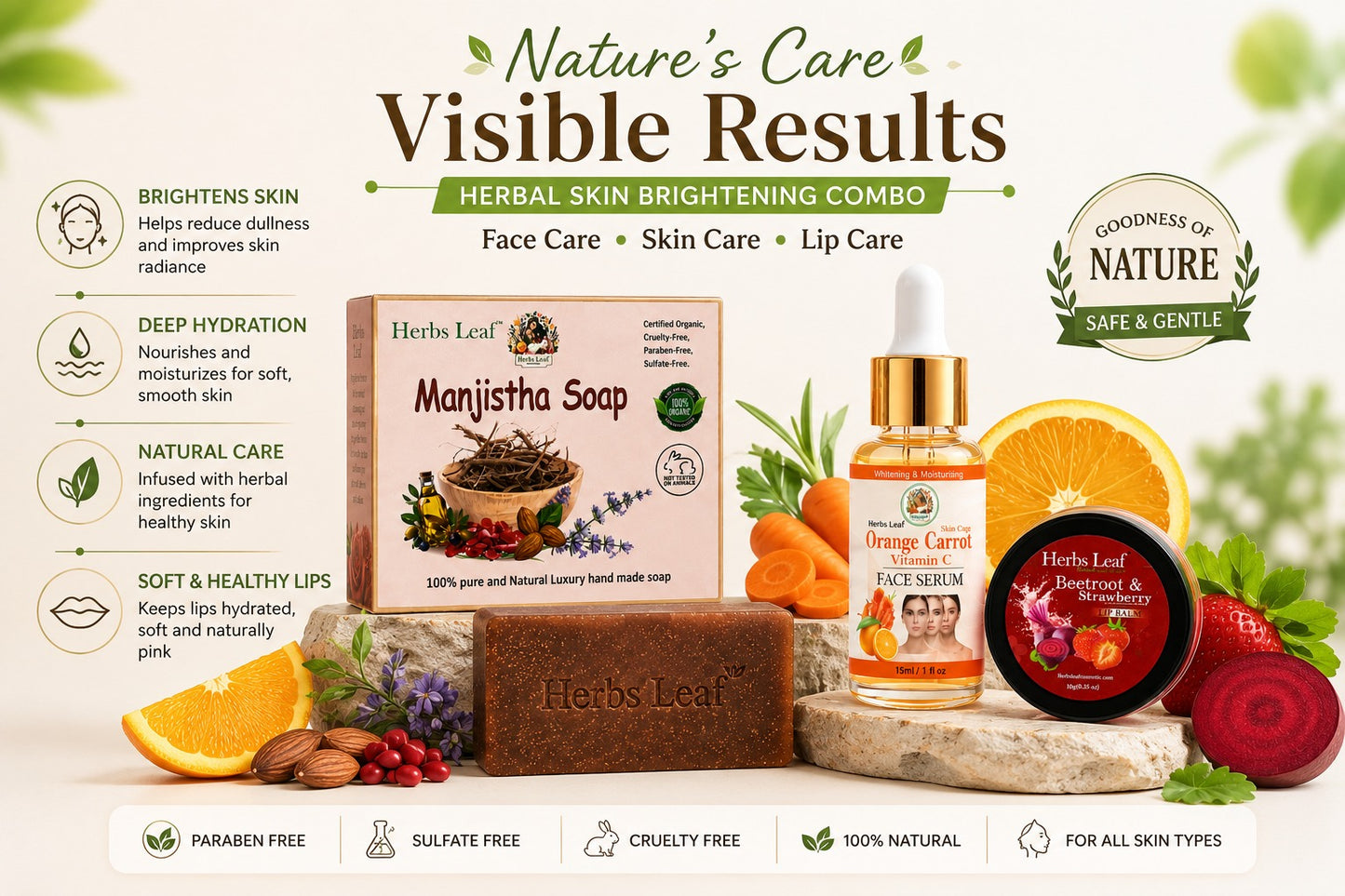 Herbs Leaf Radiant Glow Essentials Combo