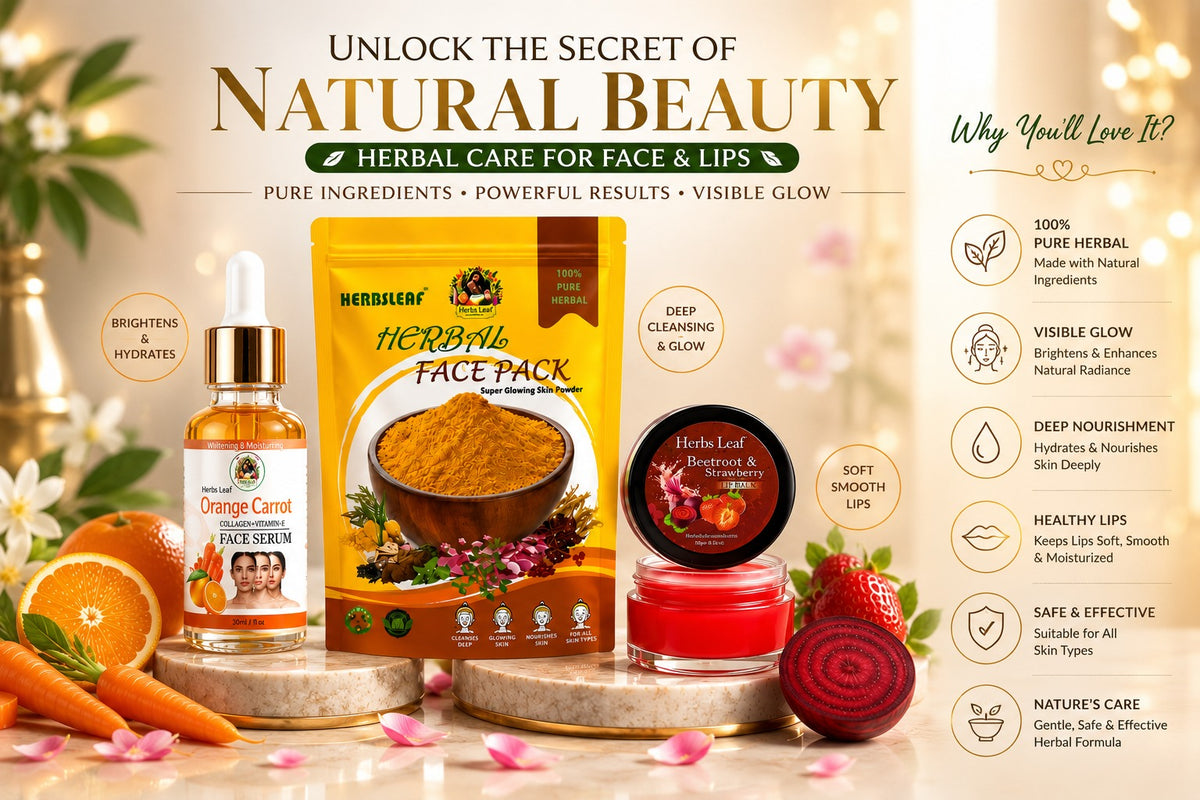 Herbal Glow Routine Combo – Complete Natural Skincare Kit